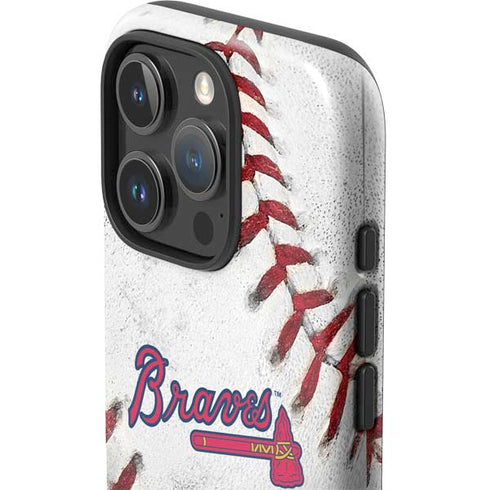 MLB Atlanta Braves Game Ball iPhone 16 Pro Max Impact Case